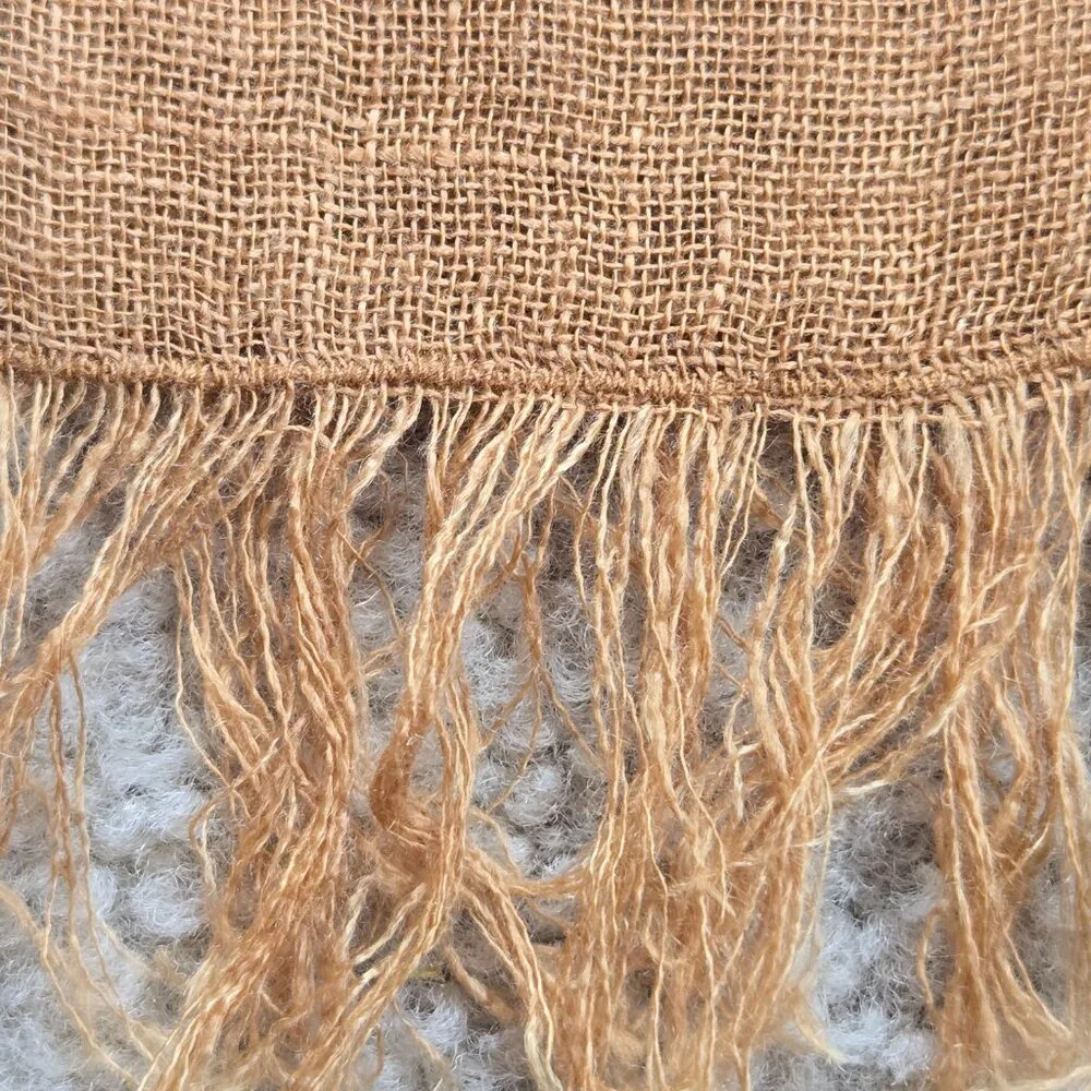 Vikolino Linen Tan Scarf